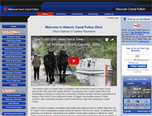 Tablet Screenshot of discovercanalfulton.com